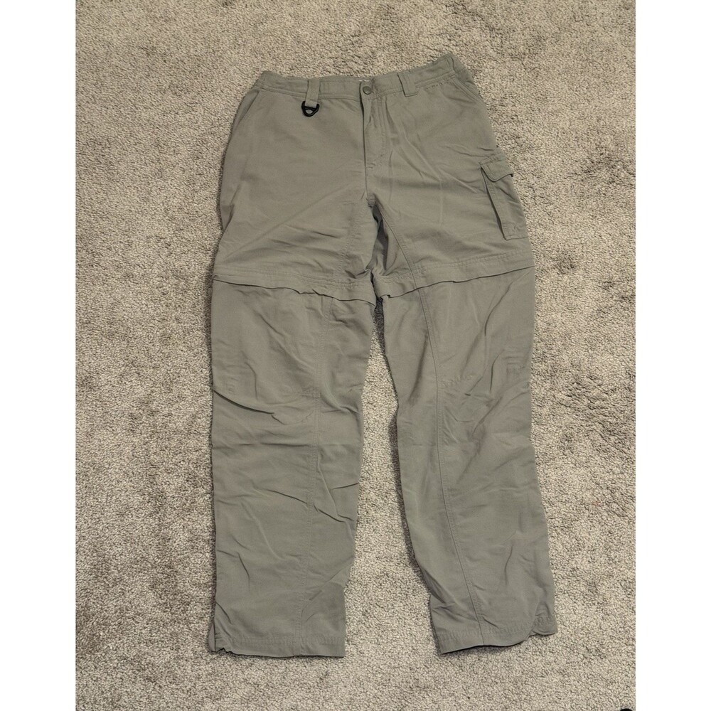 Columbia Women’s Gray Convertible Cargo Hiking Pants Solid M Regular
